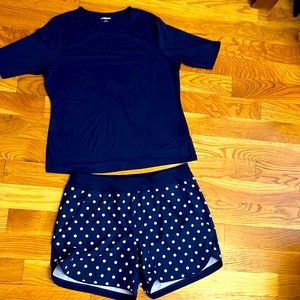 Women’s Large (14-16) Navy Lands’ End Swimwear